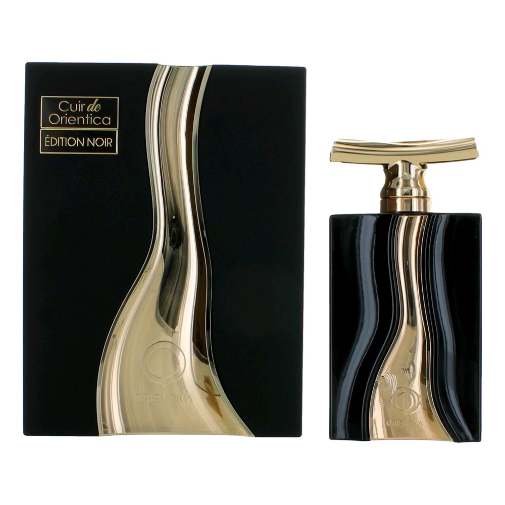 Orientica Cuir De Orientica Edition Noir Cologne for Men by Orientica Eau de Parfum Spray 3.0 oz
