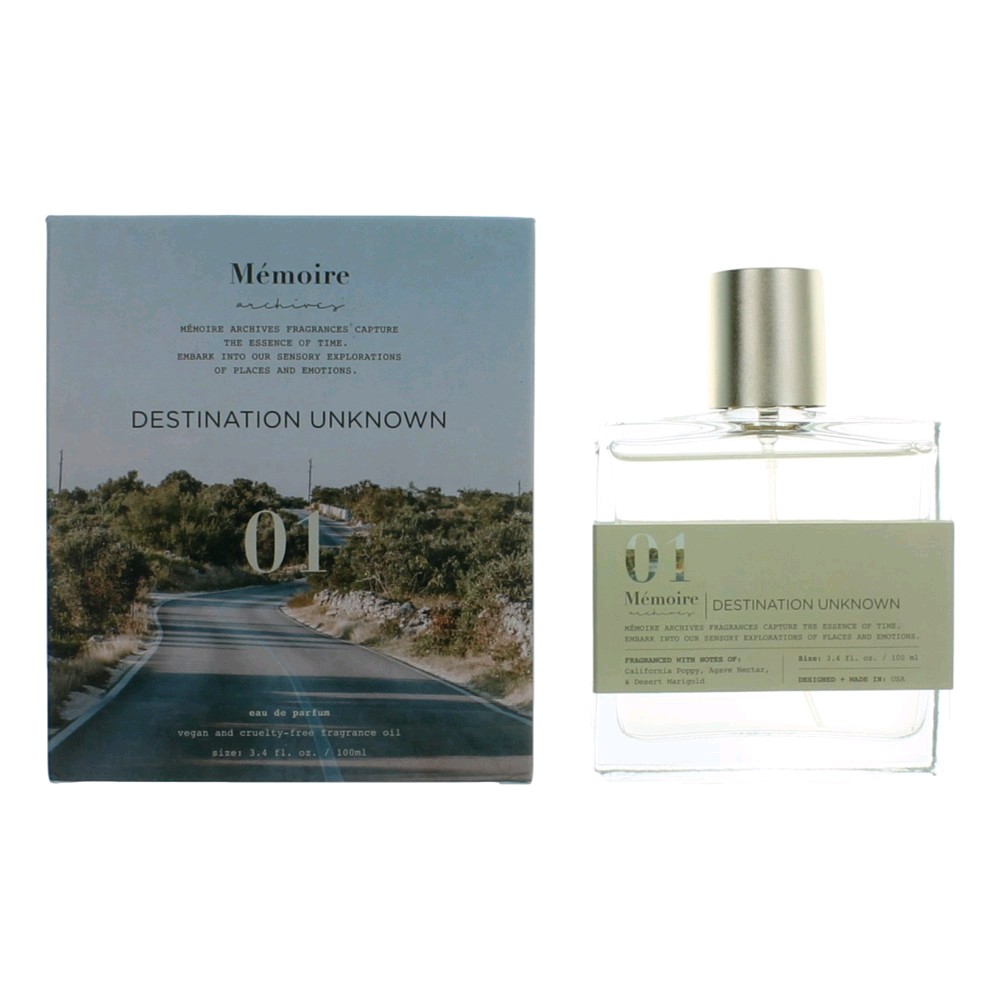 aumemdu34ps 3.4 oz Destination Unknown Eau De Parfum Spray for Unisex