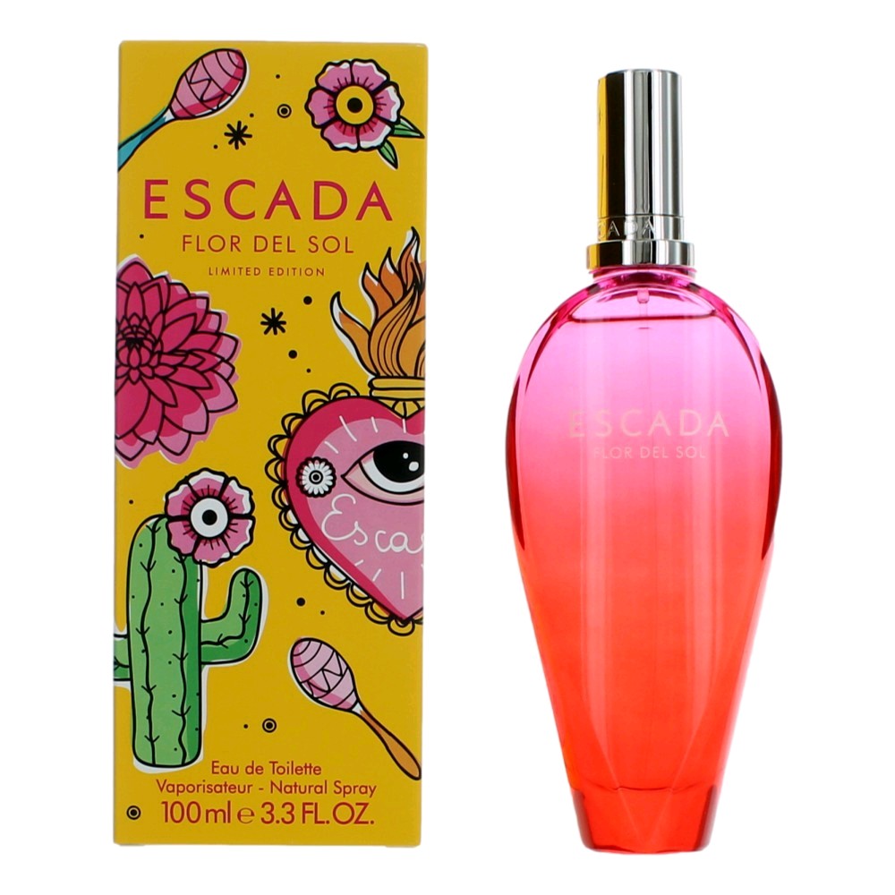 3.3 oz Flor Del Sol Eau De Toilette Spray for Women