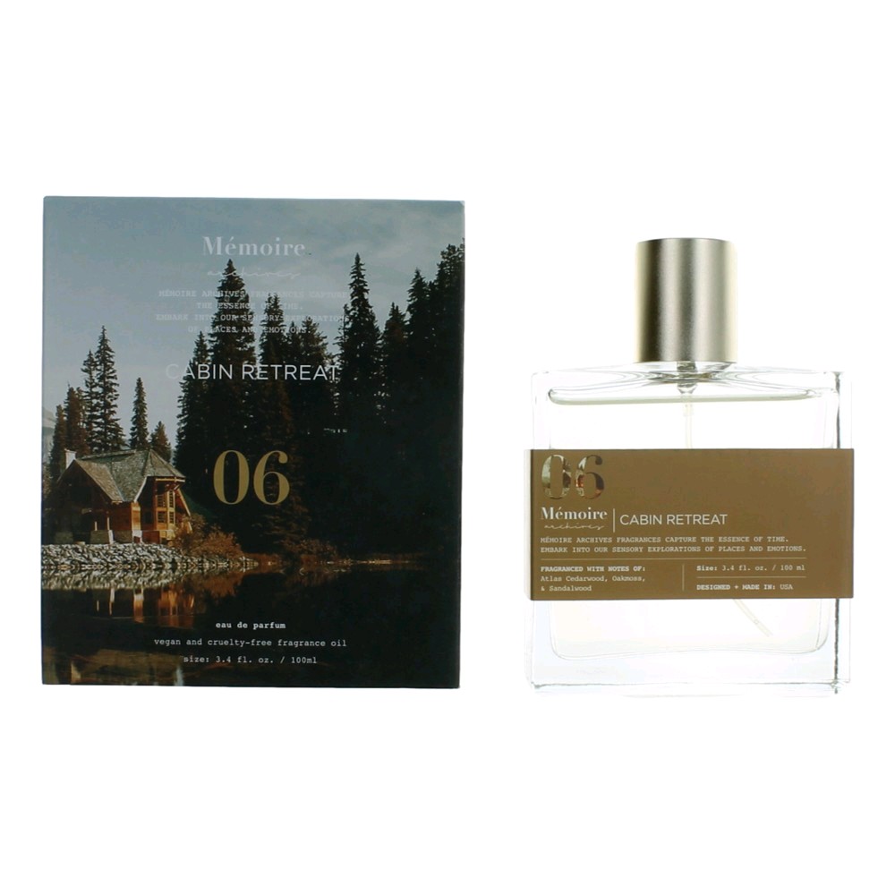 aumemcr34ps 3.4 oz Cabin Retreat Eau De Parfum Spray for Unisex