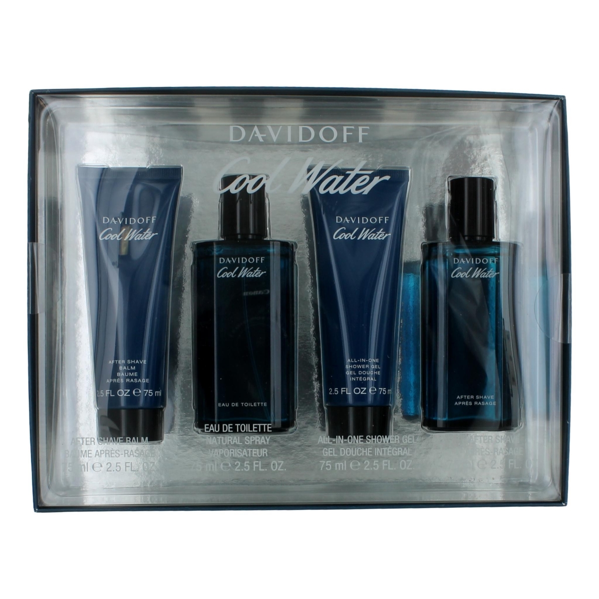 amgcw425 Cool Water Gift Set for Men - 4 Piece