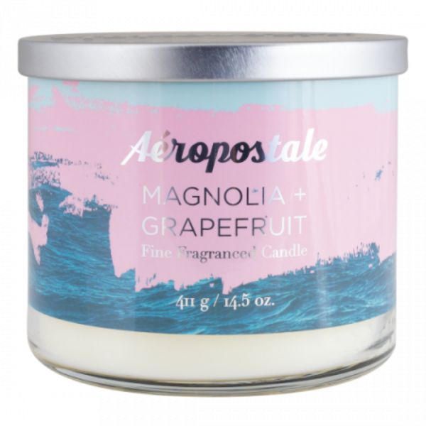 Picture of Aeropostale capmg145 14.5 oz Aeropostale Soy Wax Blend 3 Wick Candle - Magnolia & Grapefruit