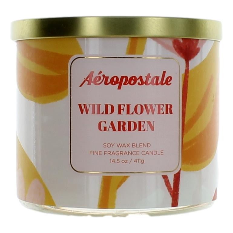 Picture of Aeropostale capwfg145 14.5 oz Aeropostale Soy Wax Blend 3 Wick Candle - Wild Flower Garden