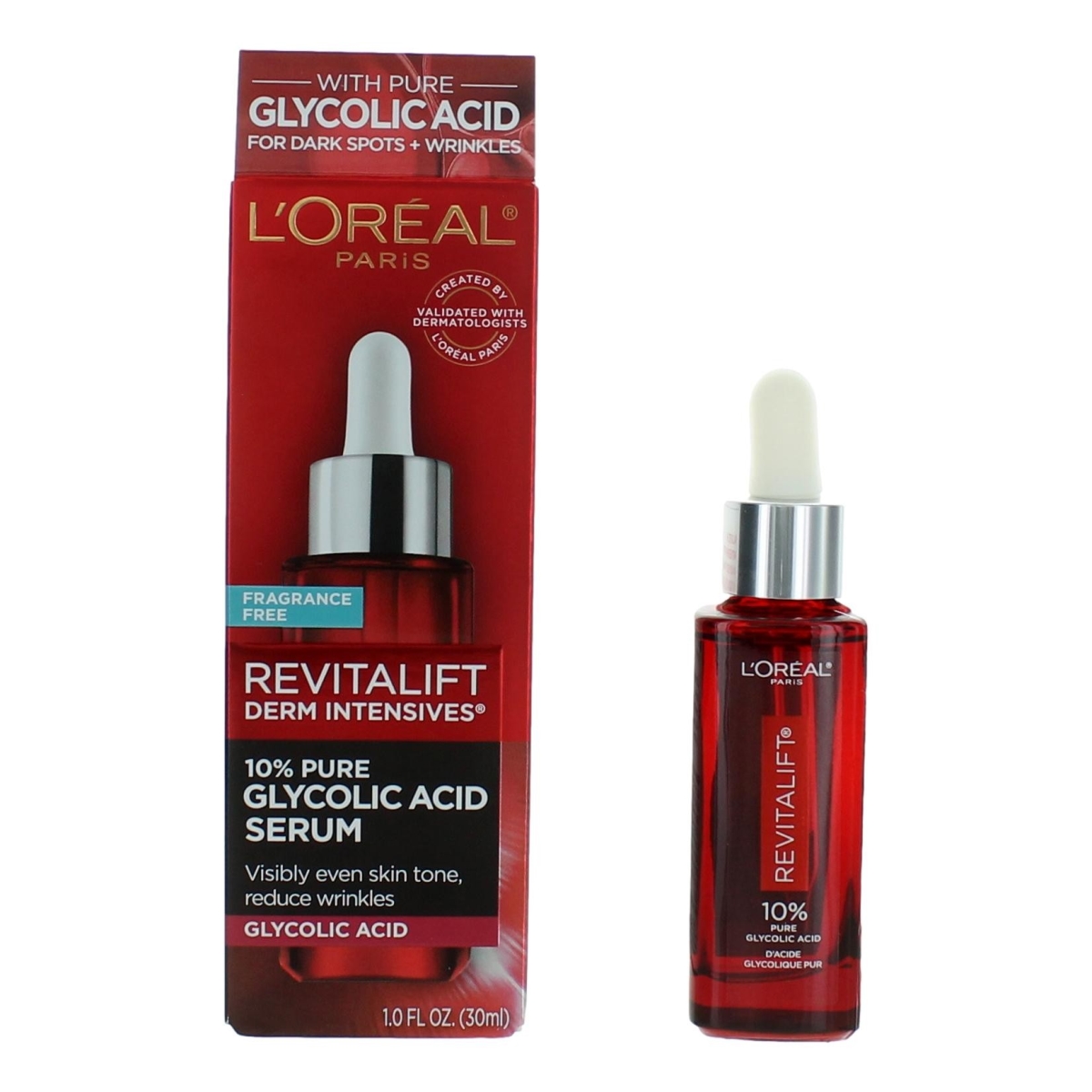 awlorrdigs 1 oz Revitalift Derm Intensives Glycolic Acid Serum -  LOreal