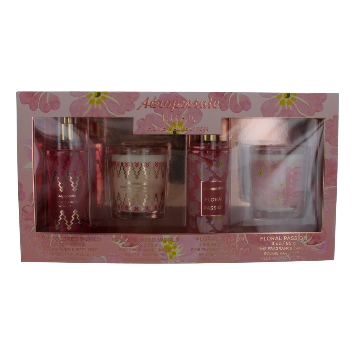 Picture of Aeropostale awgaprhc4 Rose Home Collection Gift Set - 4 Piece