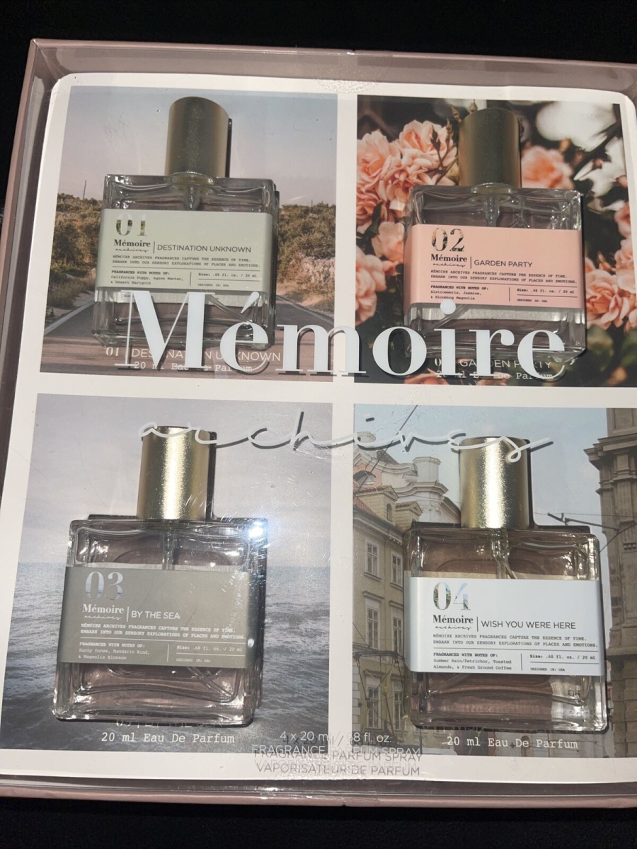 augmemv4 0.68 oz Memoire Variety Gift Set by  for Unisex - 4 Piece