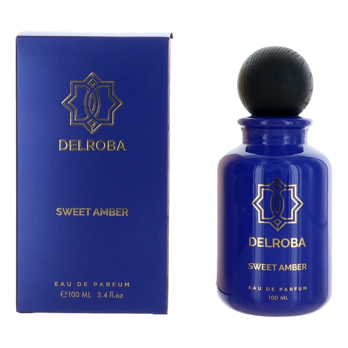 amdelsa34ps 3.4 oz Sweet Amber Eau de Perfume Spray for Men