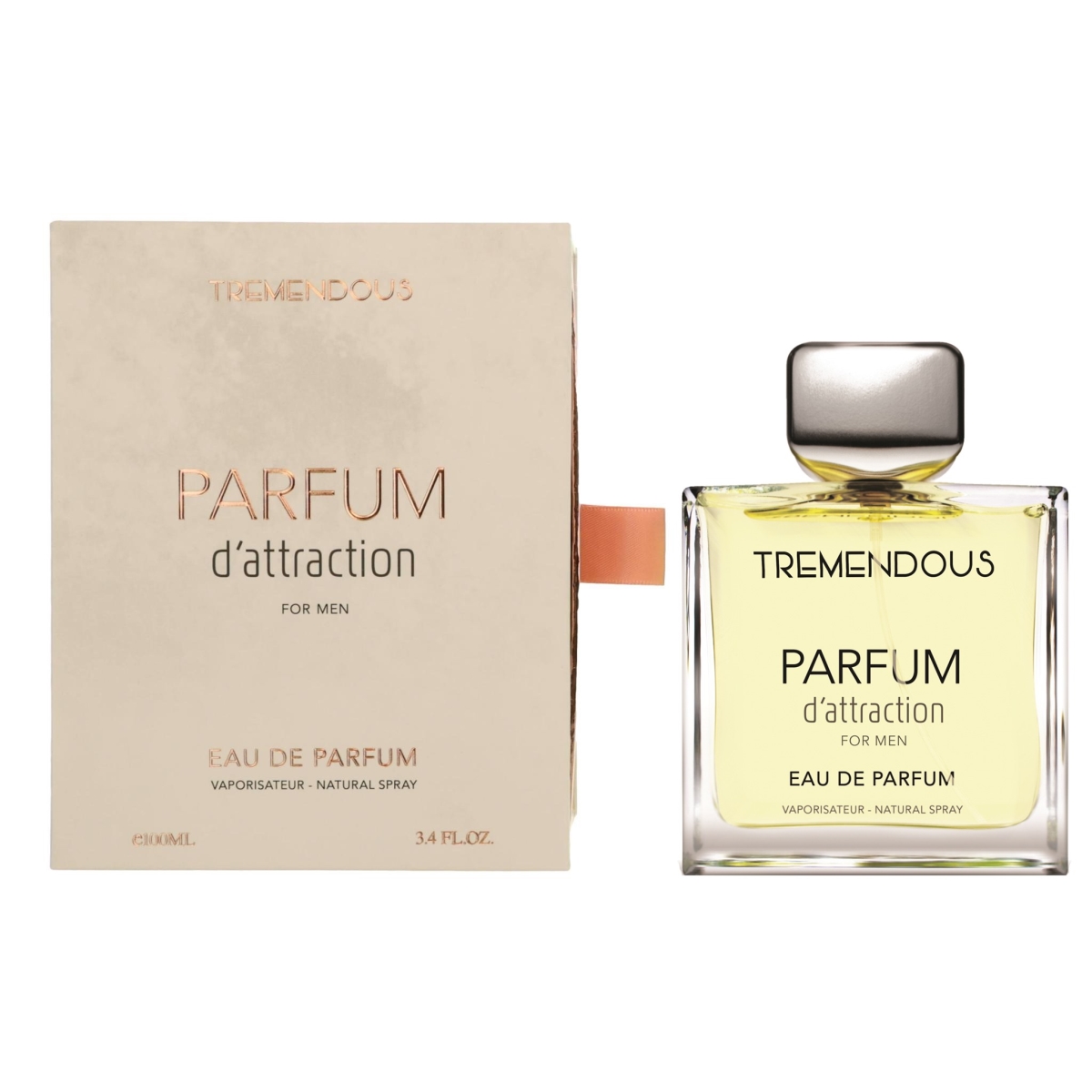 Picture of Tremendous amtratt34ps 3.4 oz Parfum D Attraction Parfums EDP Spray for Men