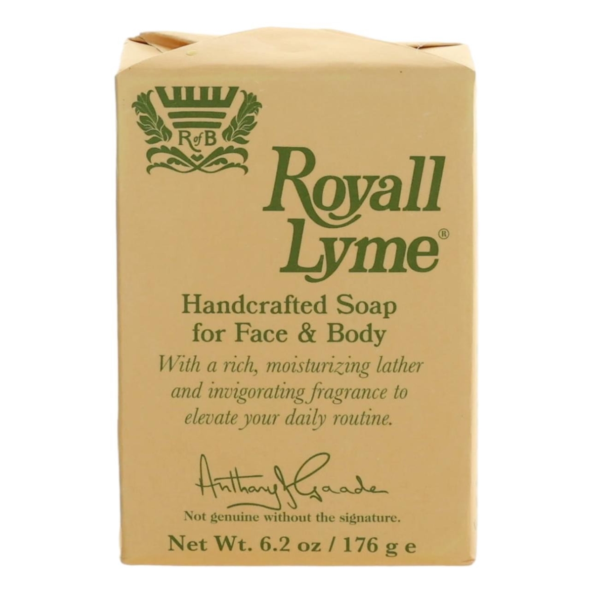 amrl62sb 6.2 oz Royall Lyme Bar Soap for Men