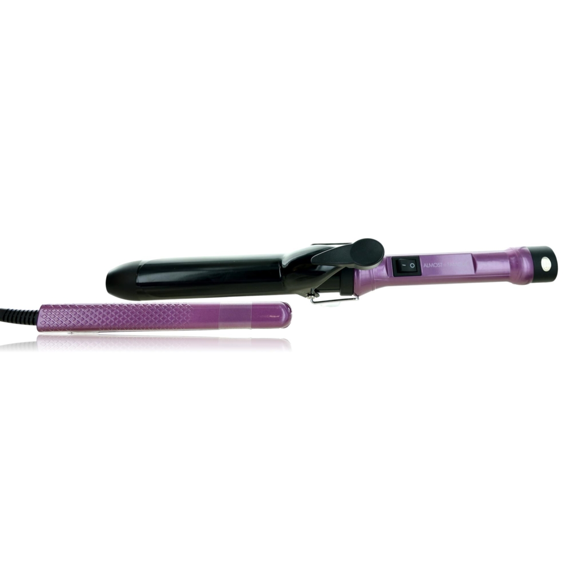 hwafbw2pcp Beach Wave Babe Set with Curling Wand & Mini To-Go, Tyrian Purple - 2 Piece