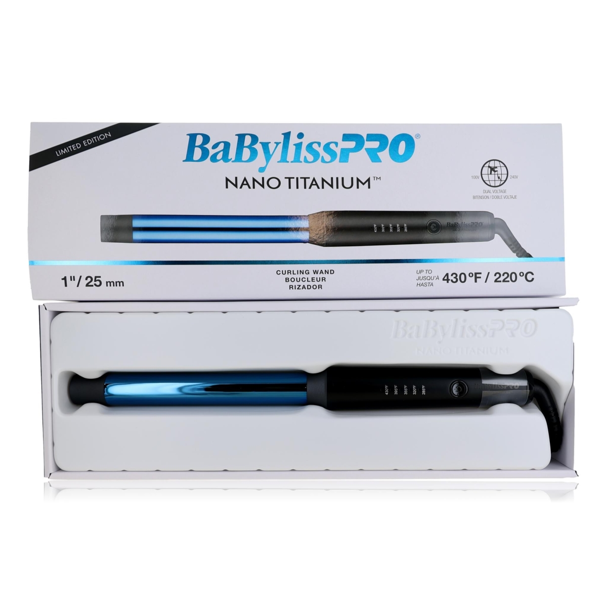 bxnano1 1 in. Nano Titanium Curling Wand