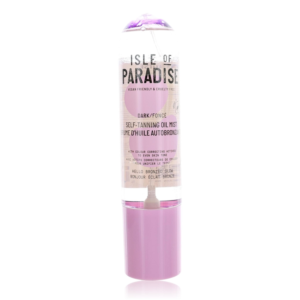 bxisledrk67to 6.7 oz Self Tanning Oil Mist, Self Tanner - Dark