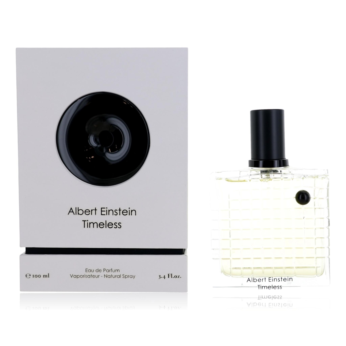 bxatra10s1 3.4 oz Unisex Albert Einstein Timeless EDP Spray