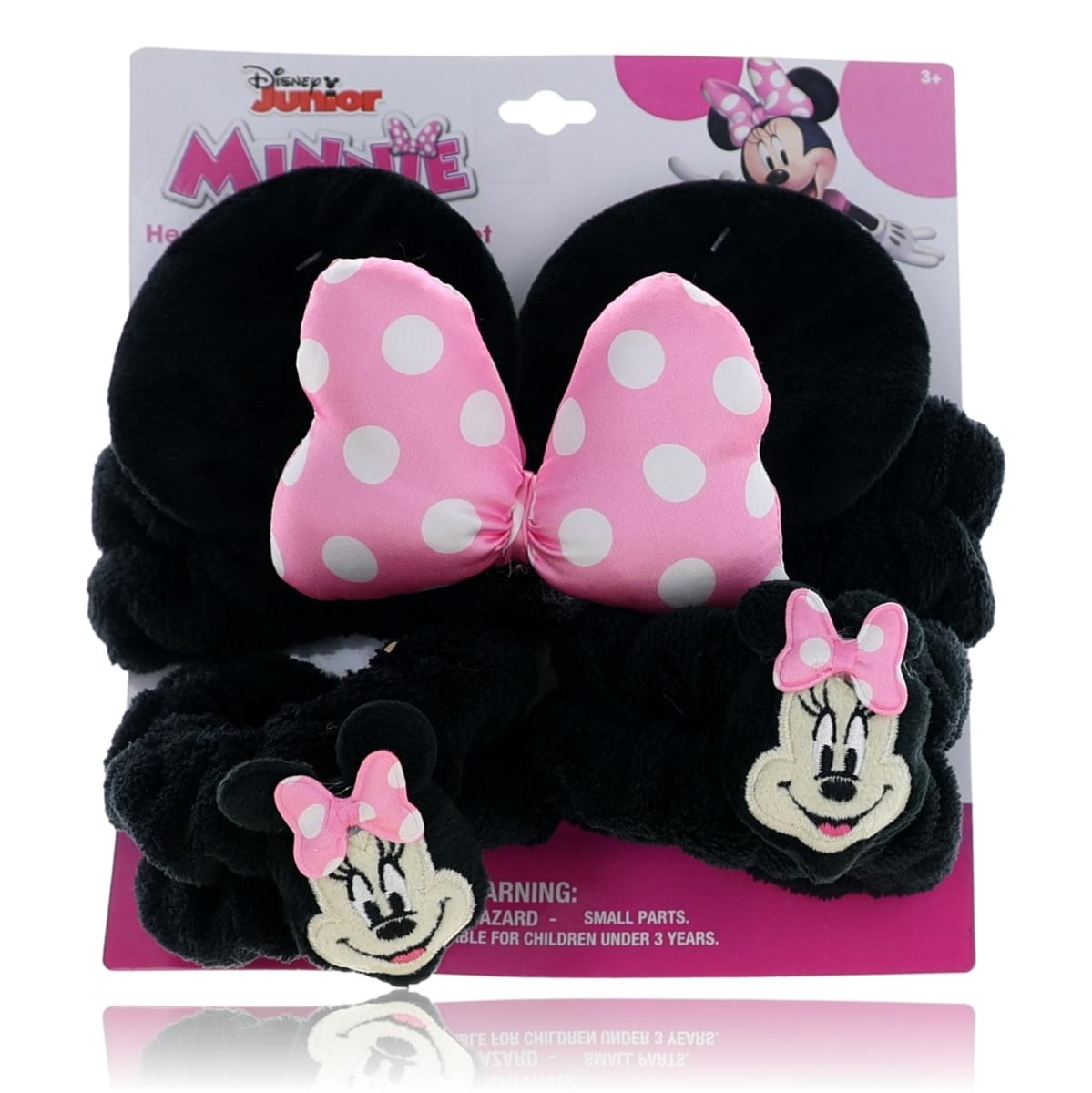 kmminphb Minnie Mouse Plush Headband & Wristband Set for Kids