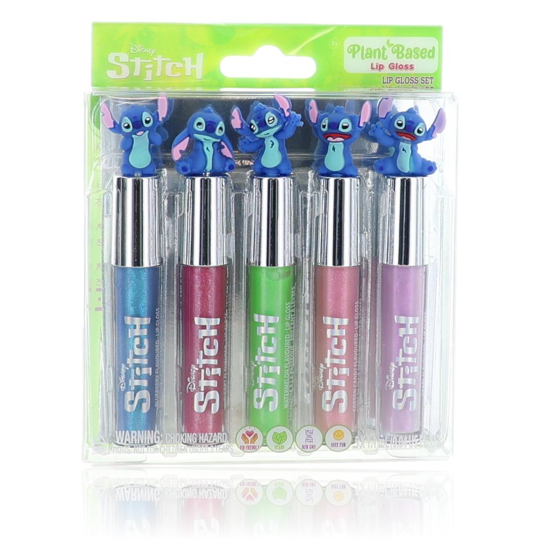 kmstilg5 Stitch Lip Gloss Set for Kids - 5 Piece