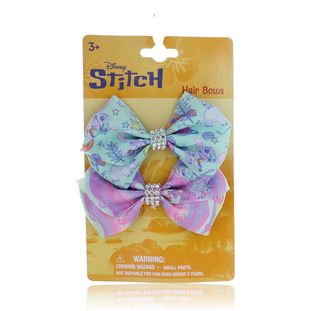 khstibow2 Stitch Hair Bows for Kids - Pack of 2