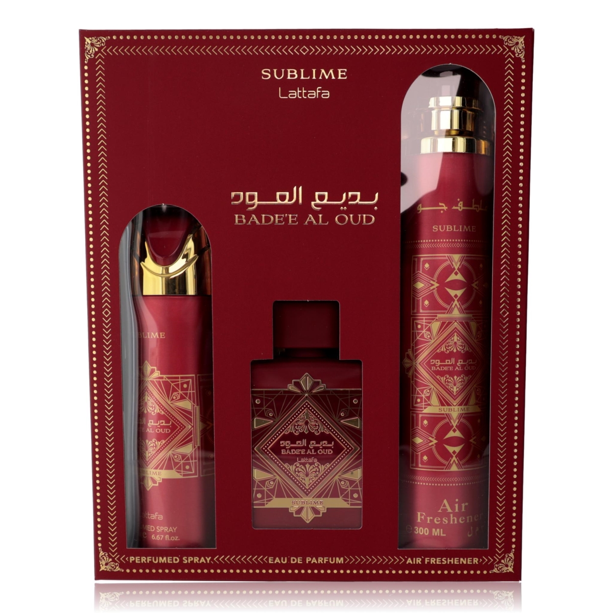 bxlatt34s3 Bade Al Oud Sublime Gift Set for Unisex - 3 Piece
