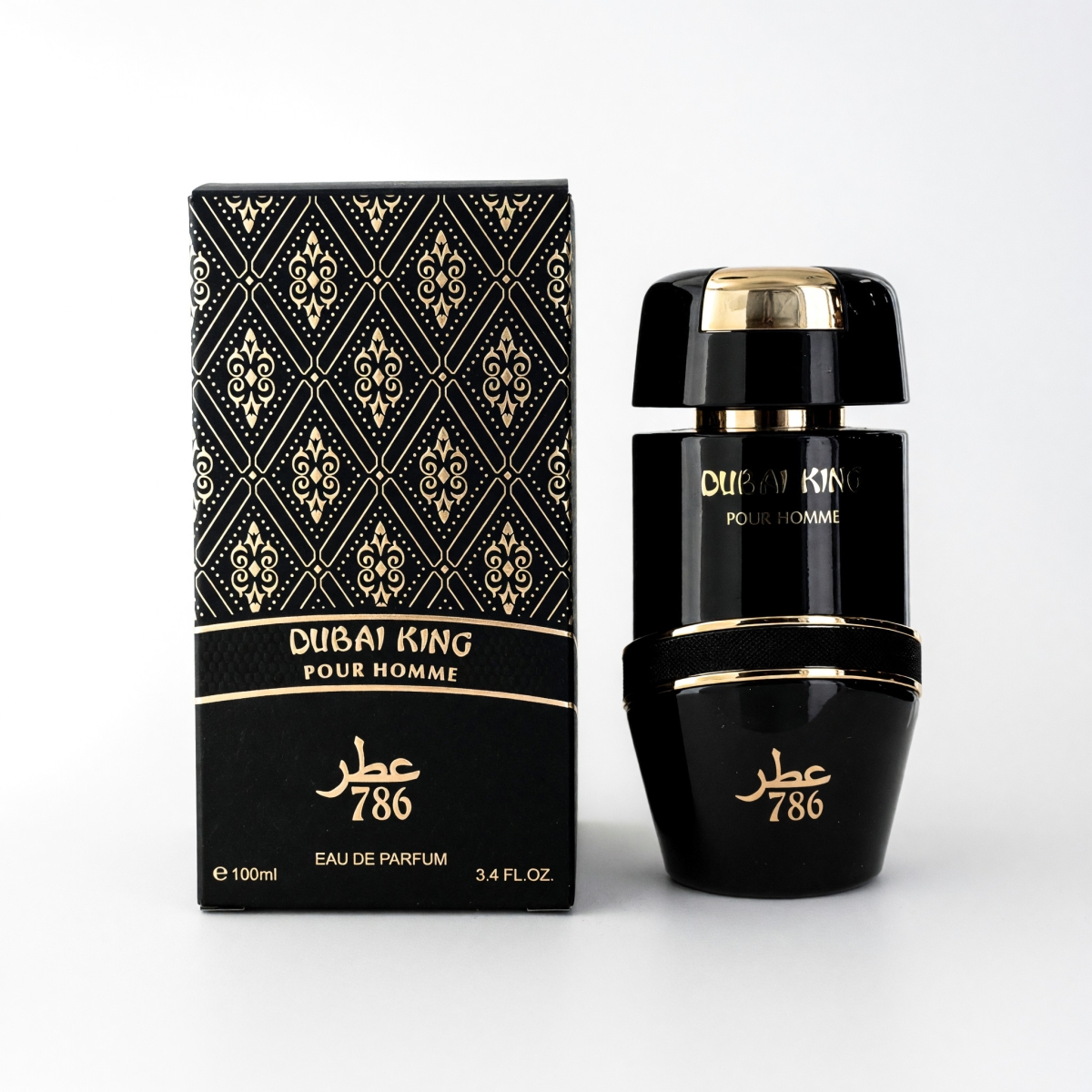 Dubai King Cologne for Men by Jo Milano Eau de Parfum Spray 3.4 oz (100ml)