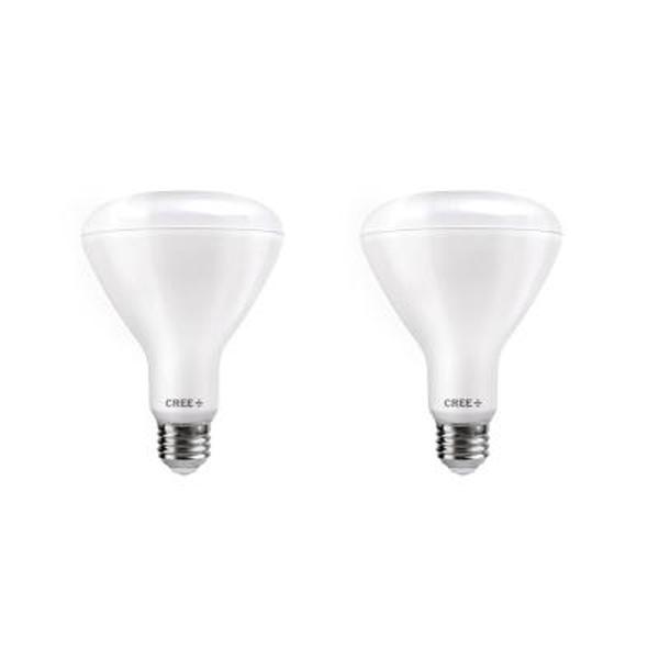 Picture of Cree TBR30-06527 65W Equivalent 2700K BR30 Dimmable Exceptional Light Quality LED Light Bulb&#44; Soft White - Pack of 2