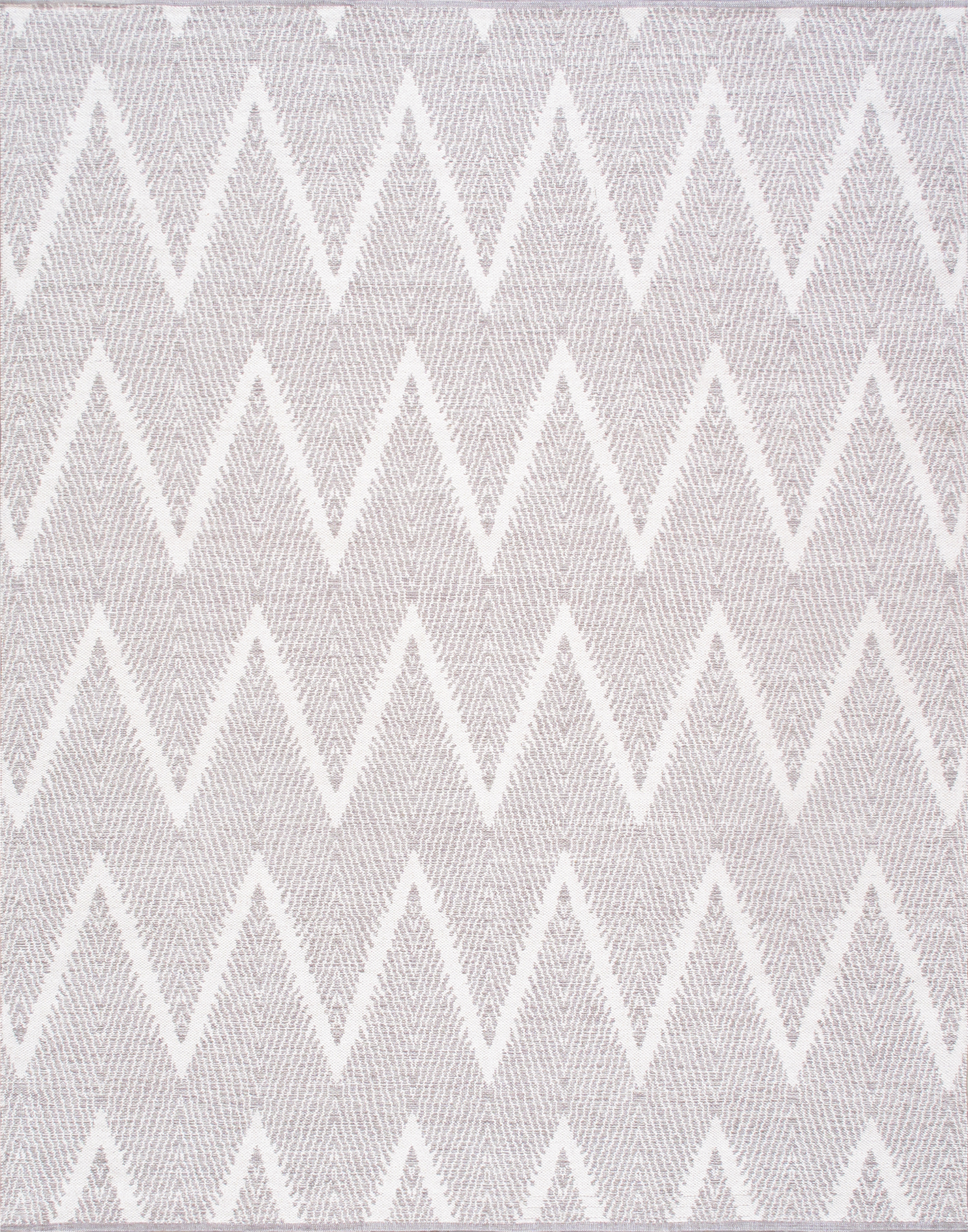 8 x 10 ft. Simplicity Collection Hand - Woven Cotton Area Rug, Grey