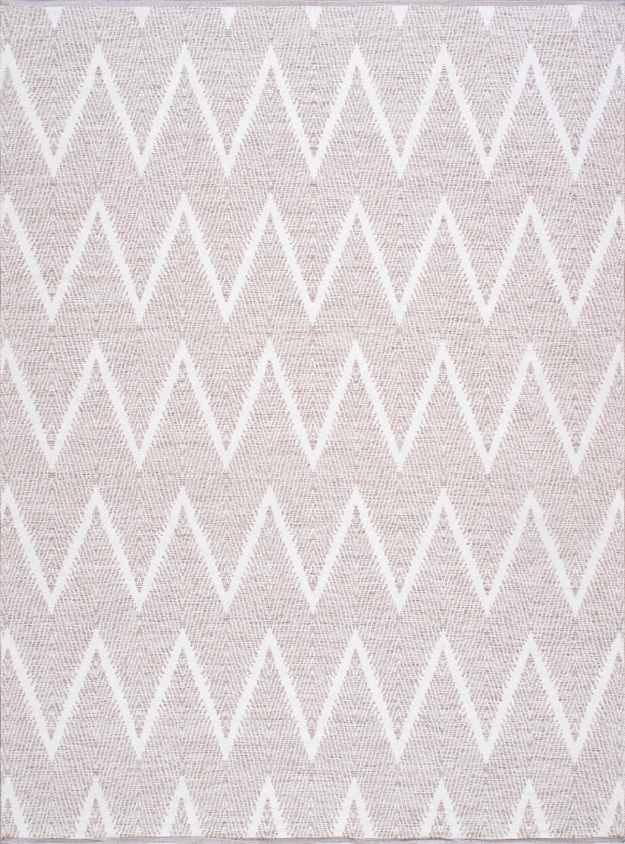 9 x 12 ft. Simplicity Collection Hand - Woven Cotton Area Rug, Beige