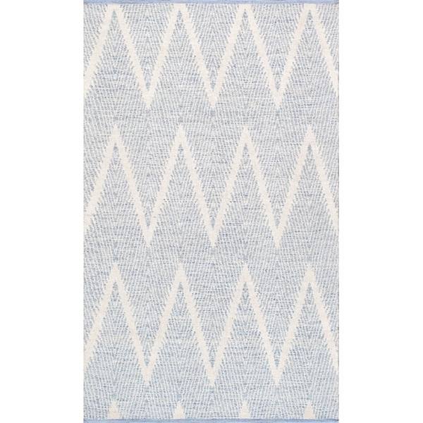 9 x 12 ft. Simplicity Collection Hand - Woven Cotton Area Rug, Ivory
