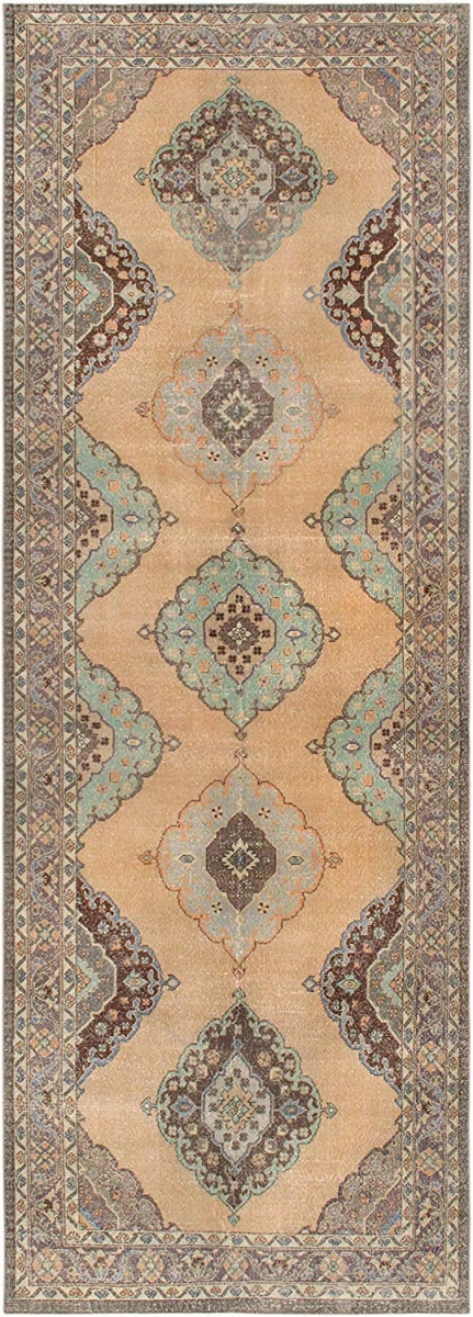 55796 Vintage Sivas Collection Hand-Knotted Wool Area Rug - 4 ft. 7 in. x 8 ft. 6 in -  Pasargad Home