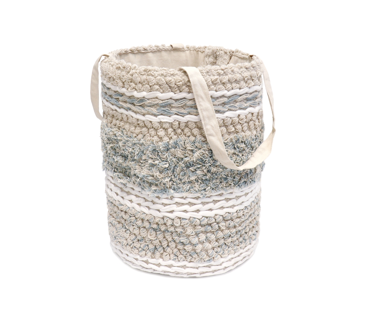 Picture of Pasargad Home PBK-012-1 Grand Canyon Collection Cotton Basket - 11.75 x 11.75 x 15.75 in.