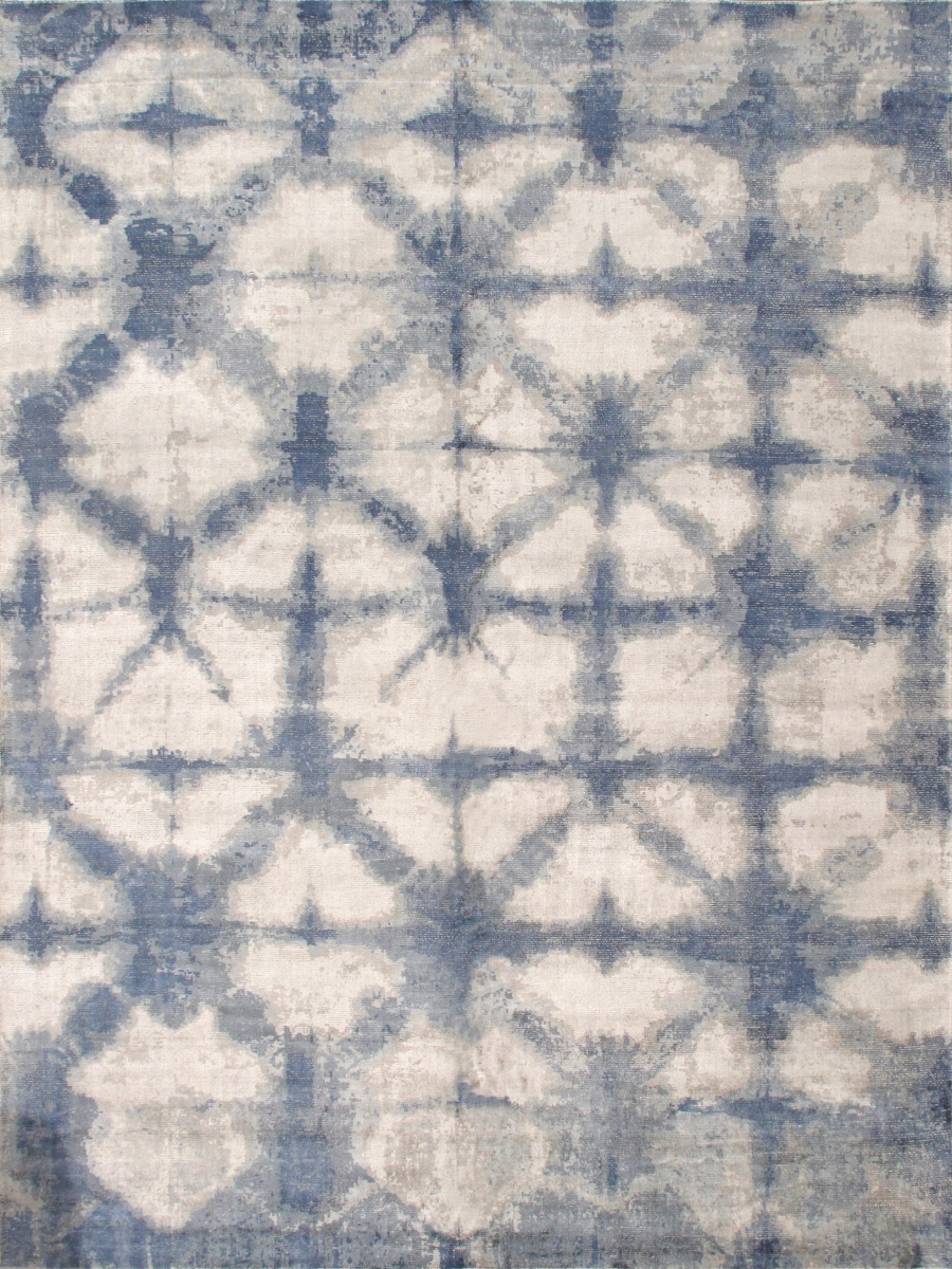 10 x 14 ft. Shibori Collection Hand-Loomed Silk & Wool Area Rug