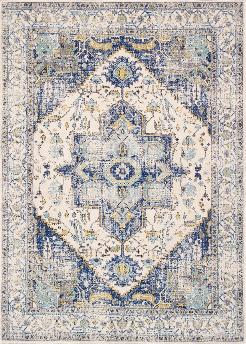 Chelsea Design Abstract Power Loomed Area Rug 6 ft. x 6 ft.