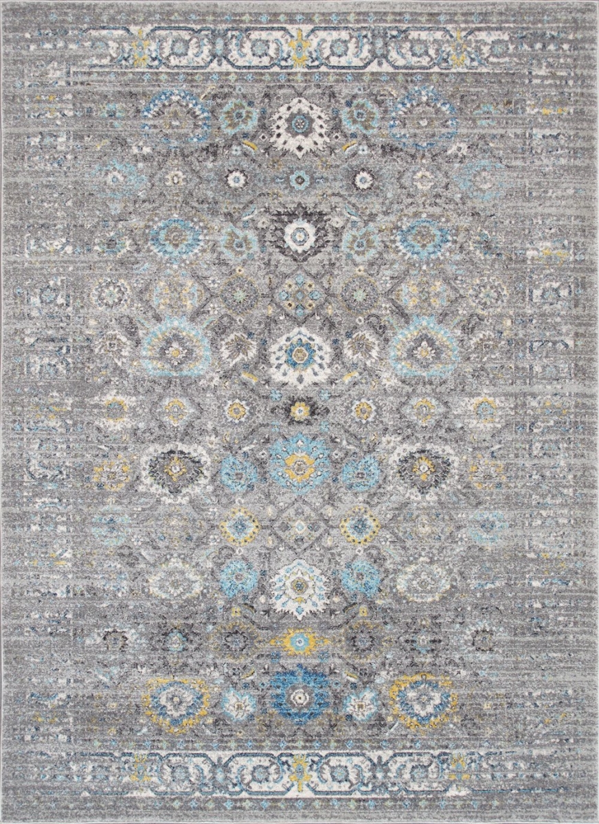 Chelsea Design Abstract Power Loomed Area Rug 6 ft. x 6 ft.