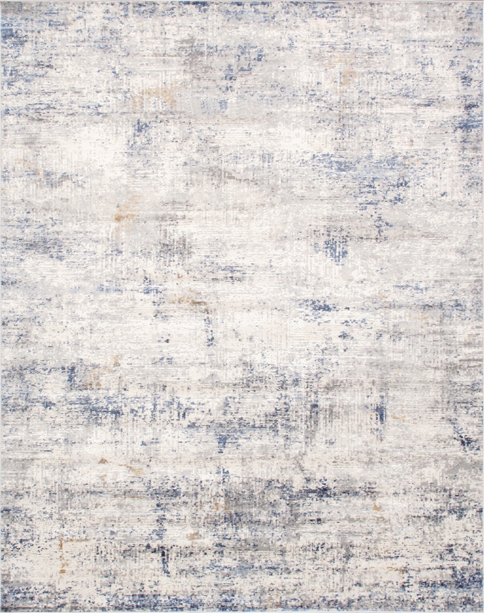 PD-171B 4x6 4 x 6 ft. Efes Design Power Loom Area Rug, Light Gray