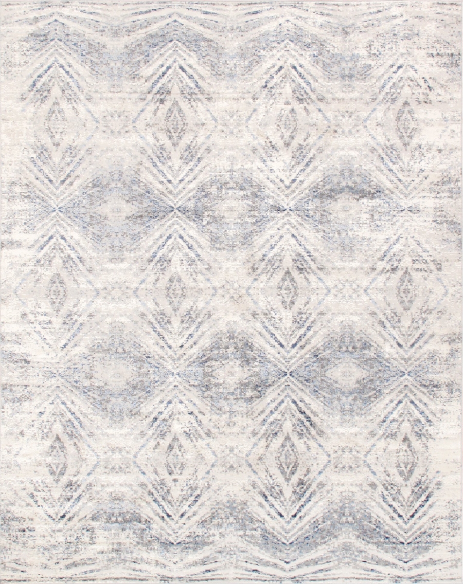 2 x 3 ft. Efes Design Power Loom Area Rug - Light Grey