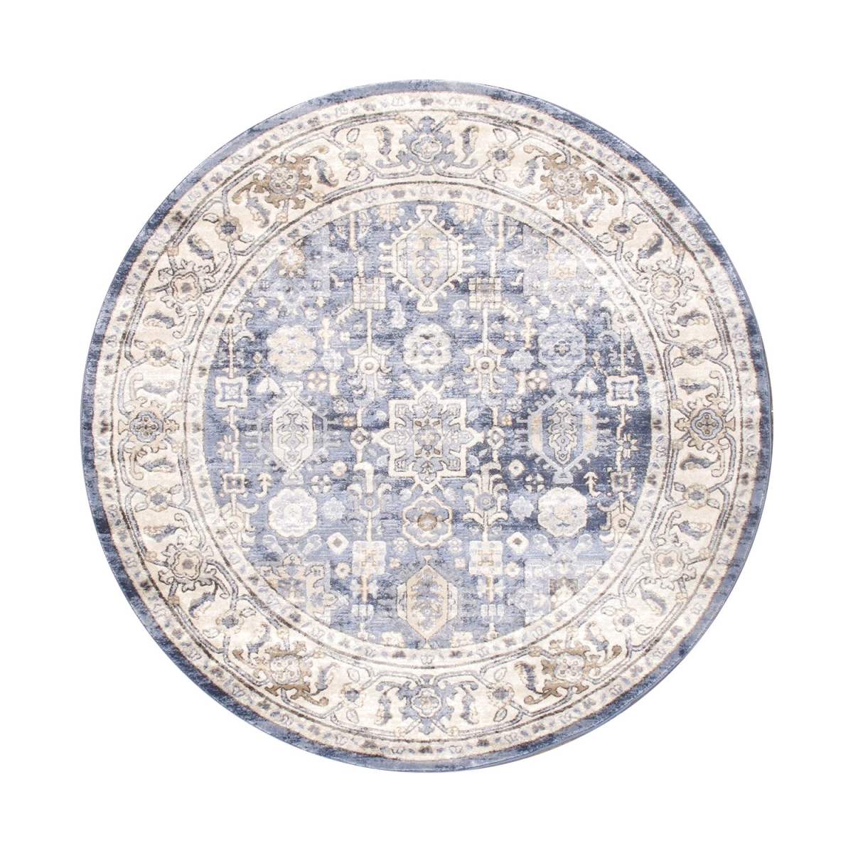 6 x 6 ft. Amadeus Design Power Loom Area Rug - Beige