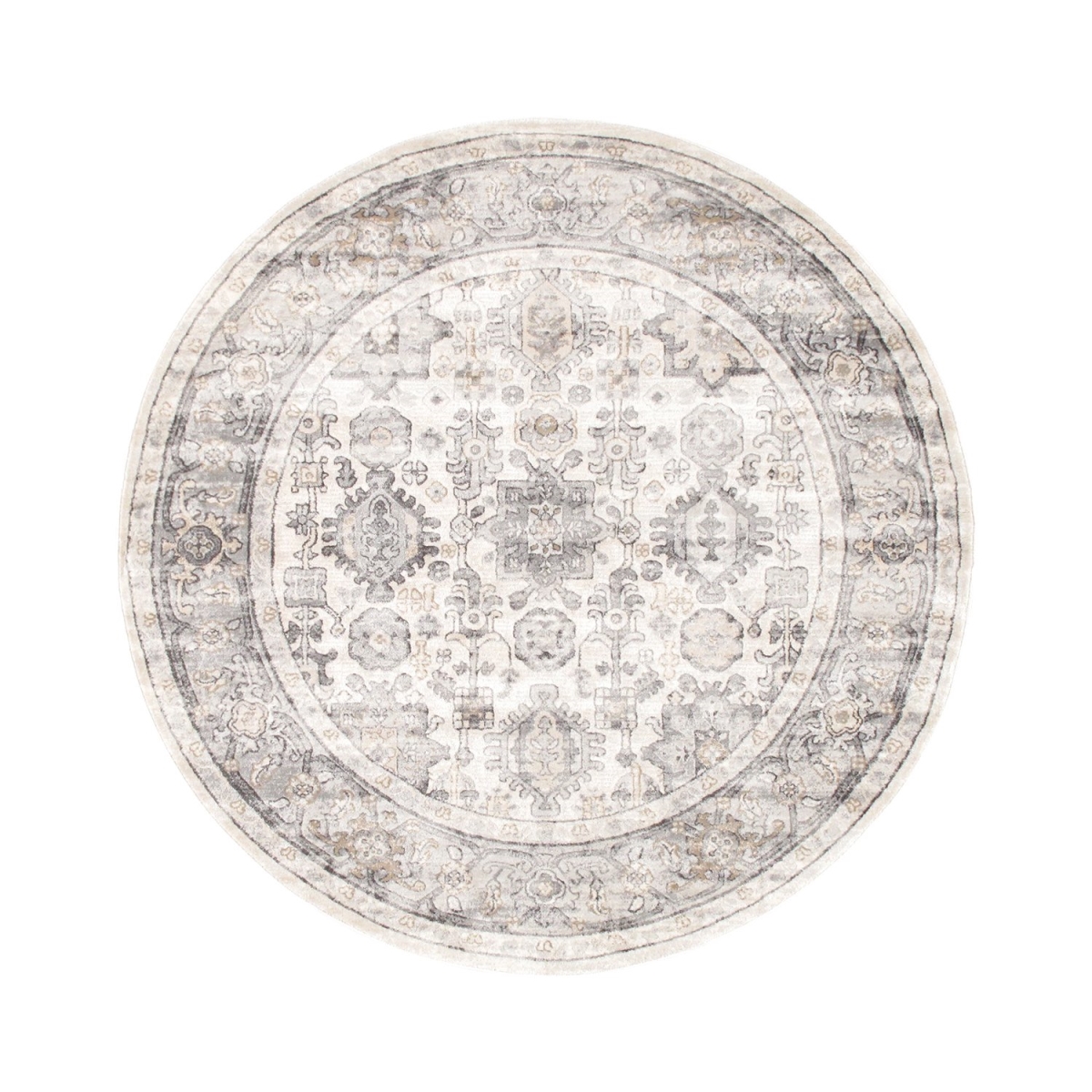 6 x 6 ft. Amadeus Design Power Loom Area Rug  - Gray