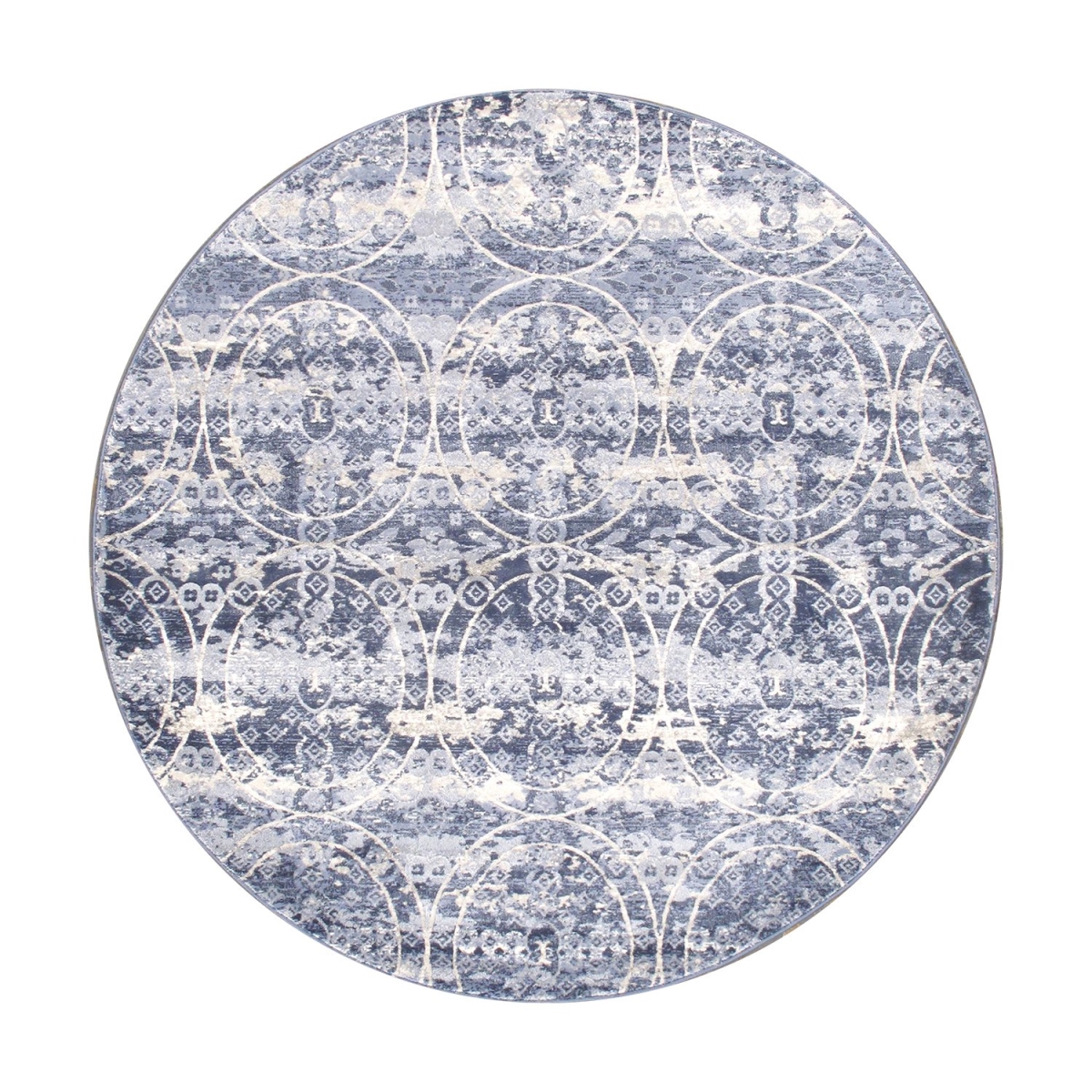 6 x 6 ft. Amadeus Design Power Loom Area Rug - Blue