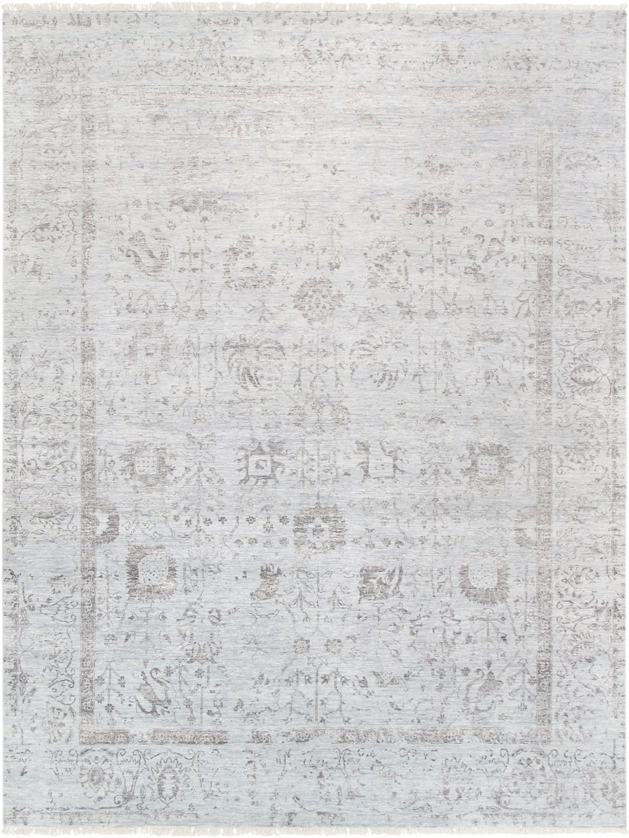 9 x 12 ft. Transitiona Collection Hand-Knotted Silk & Wool Area Rug