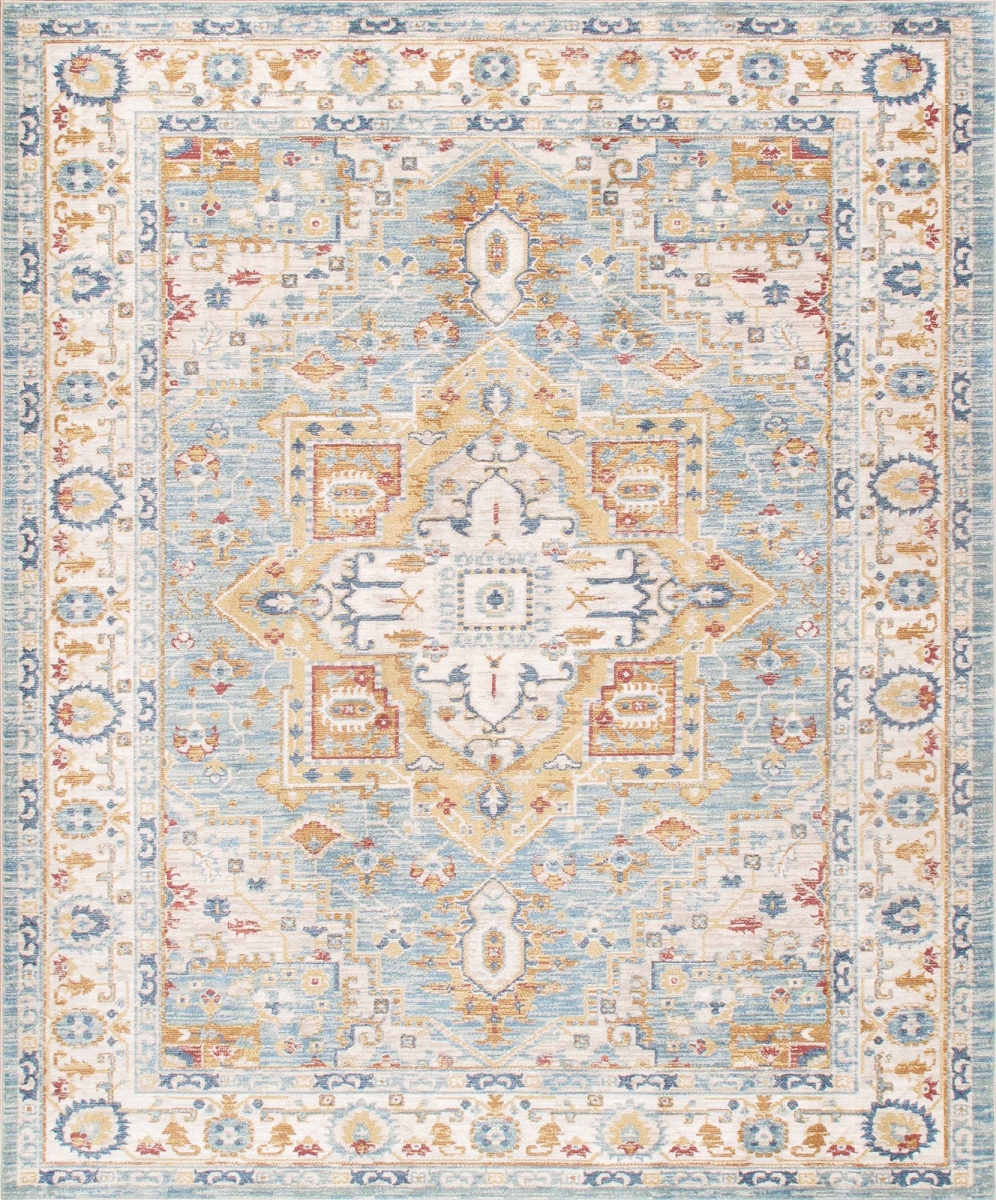 Picture of Pasargad Home PFH-02 12X15 12 x 15 ft. Heritage Collection Power Loom Area Rug&#44; Light Blue