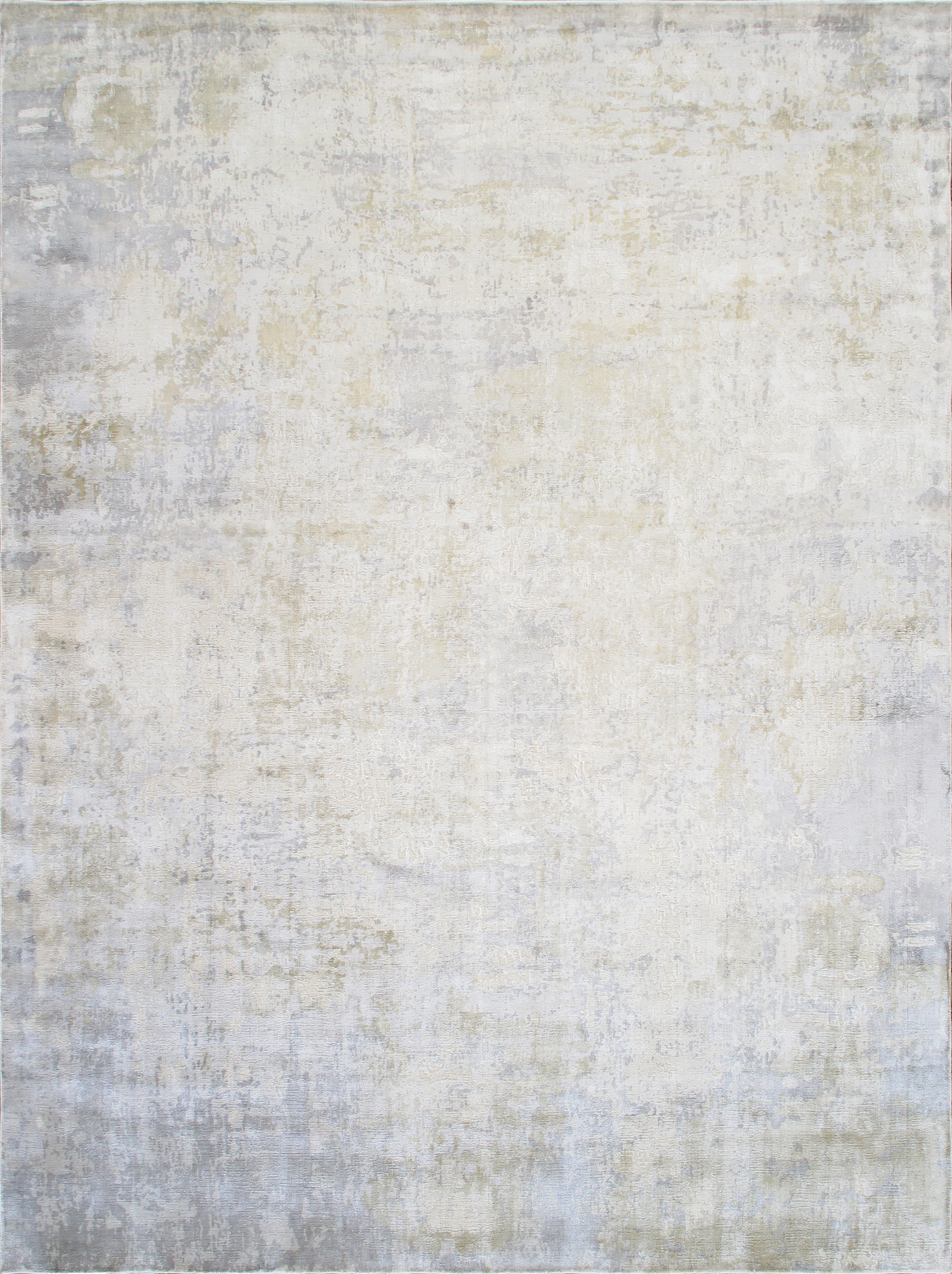 12 x 15 ft. Beverly Collection Hand Loom Silk Area Rug - Silver