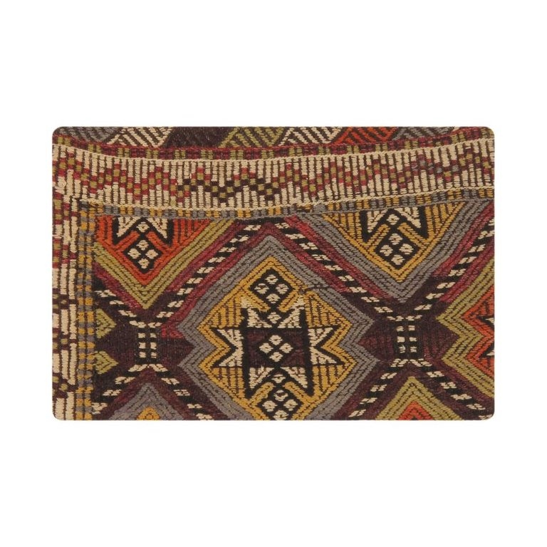 Picture of Pasargad Home 048701 Pasargad Home Vintage Turkish Kilim Multi Color Accent Pillow Cover - 16&apos; x 24&apos;