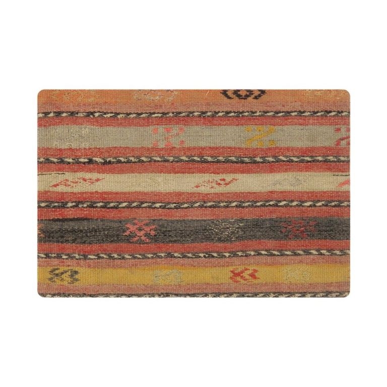 Picture of Pasargad Home 048667 Pasargad Home Vintage Turkish Kilim Multi Color Accent Pillow Cover - 16&apos; x 24&apos;