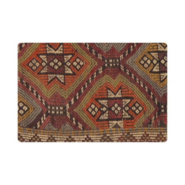 Picture of Pasargad Home 048716 Pasargad Home Vintage Turkish Kilim Multi Color Accent Pillow Cover - 16&apos; x 24&apos;