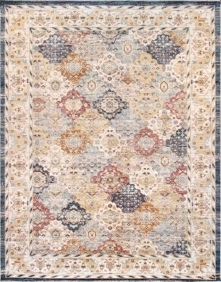 Heritage Collection Power Loom Polypropyle & Polyester Rug- 5' 0' X 8' 0'