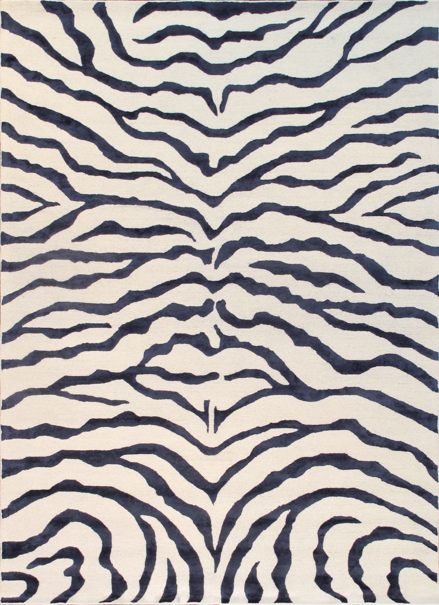 pvcsk-04 4x6  Edgy Collection Hand-Tufted Silk & Wool Area Rug- 4' 0' X 6' 0'