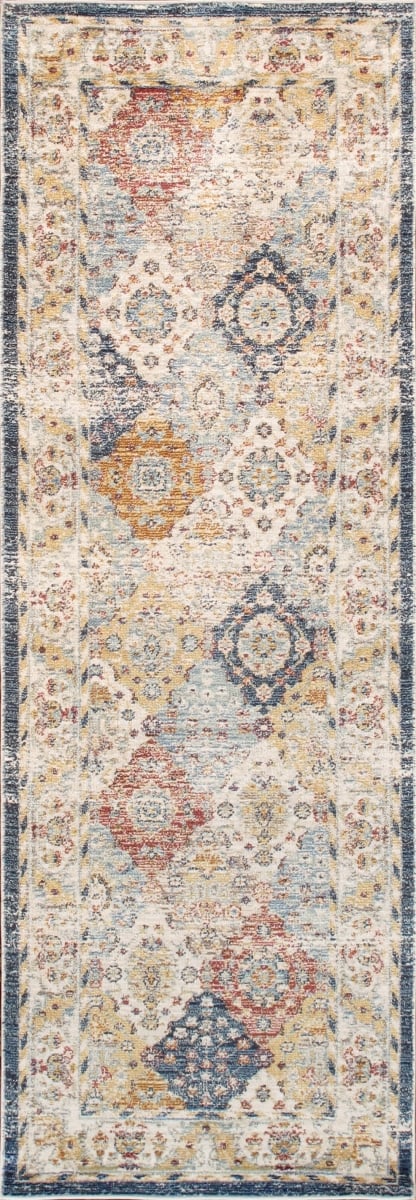 Heritage Collection Power Loom Polypropyle & Polyester Rug- 2' 6' X 10' 0'