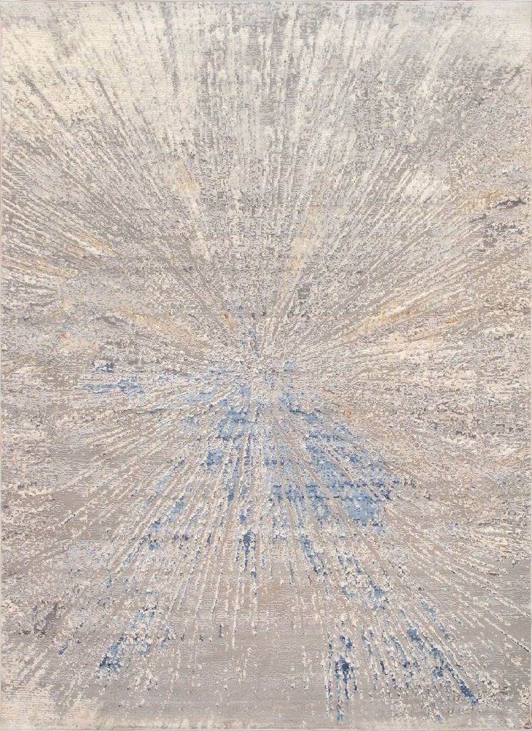 Starburst Collection Power Loom Polypropyle & Polyester Rug- 6ft. 0ft. X 9ft. 0ft.