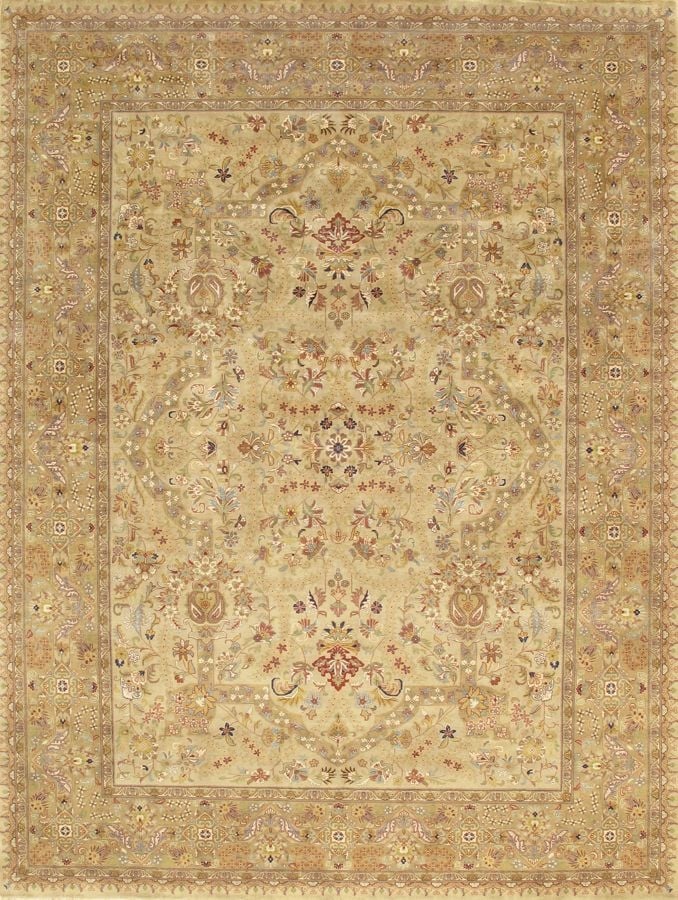 Baku Collection Hand-Knotted Lamb's Wool Area Rug- - 3 ft. 0 in. X 5 ft. 3 in.