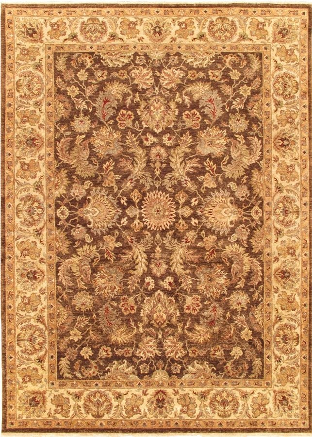PSPT-005 9X12  Agra Collection Hand-Knotted Lamb's Wool Area Rug- 9' 0' X 12' 0'