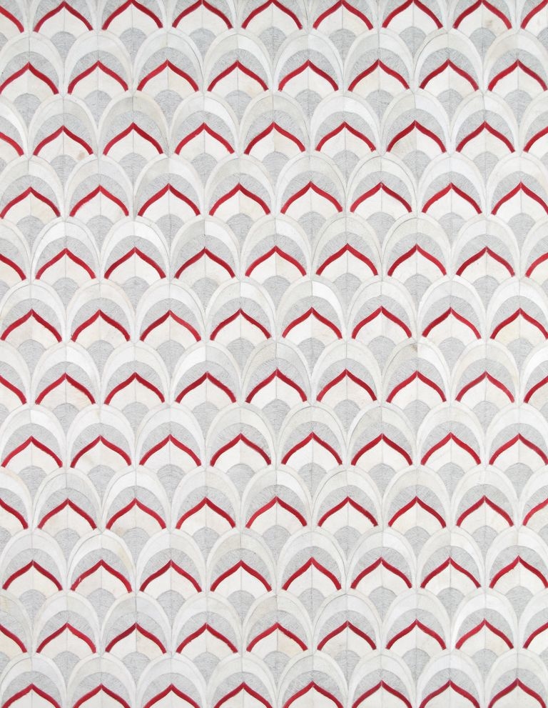 Hand-Loomed Cowhide Area Rug