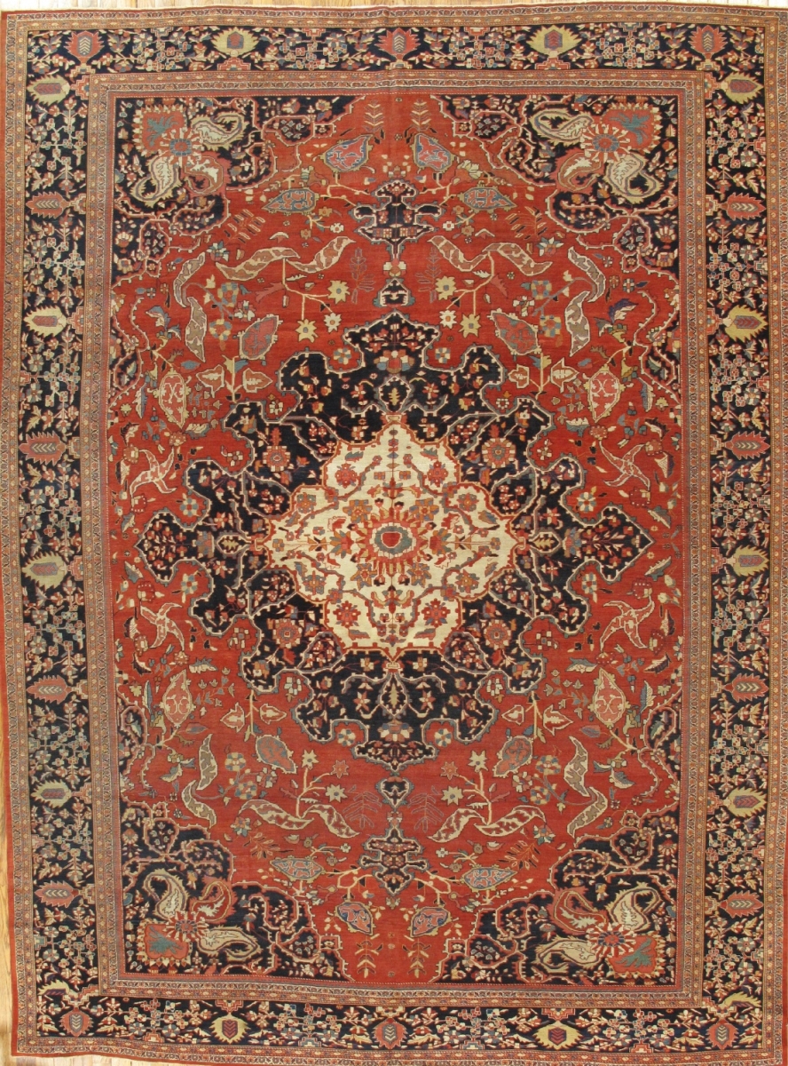 Antique Denver Rust Lamb's Wool Area Rug-10 ft.11 in. X 14 ft. 9 in.